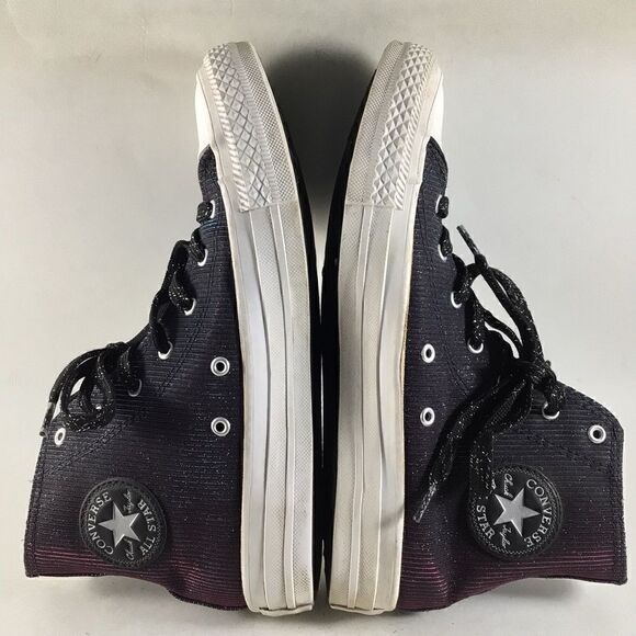 Converse chuck taylor all star womens shoes iridescent purple blue size 6 - Picture 5 of 8